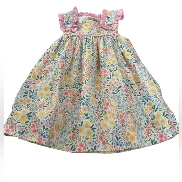 Aspen Claire & Company Floral Spring Dress with Ruffles size 2T - Picture 1 of 4